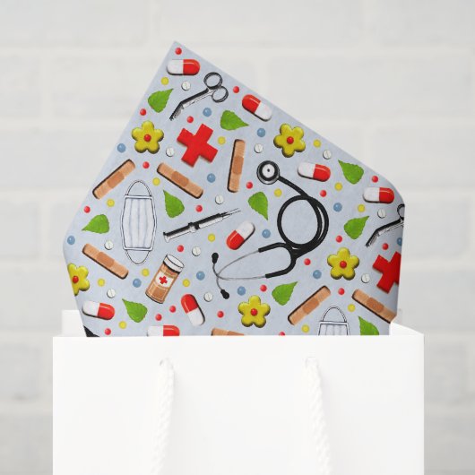 Geschenk des Arztes Seidenpapier (Geschenktüte)