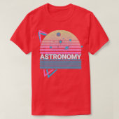 Geschenk des Astronomen Sonnensystems T-Shirt (Design vorne)