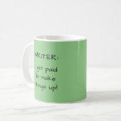 Geschenk des Autors des Bühnenautors Kaffeetasse (Vorderseite Links)