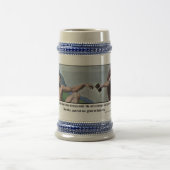 Geschenk des Bieres - Stein Bierglas (Mittel)