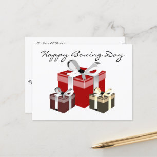 Geschenk des Boxtages Feiertagspostkarte