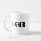 Geschenk des Brustkrebskrebs-Kriegers Kaffeetasse (Links)
