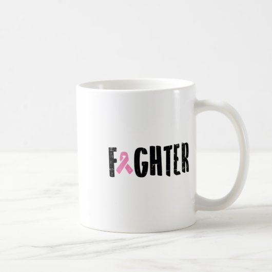 Geschenk des Brustkrebskrebs-Kriegers Kaffeetasse (Rechts)