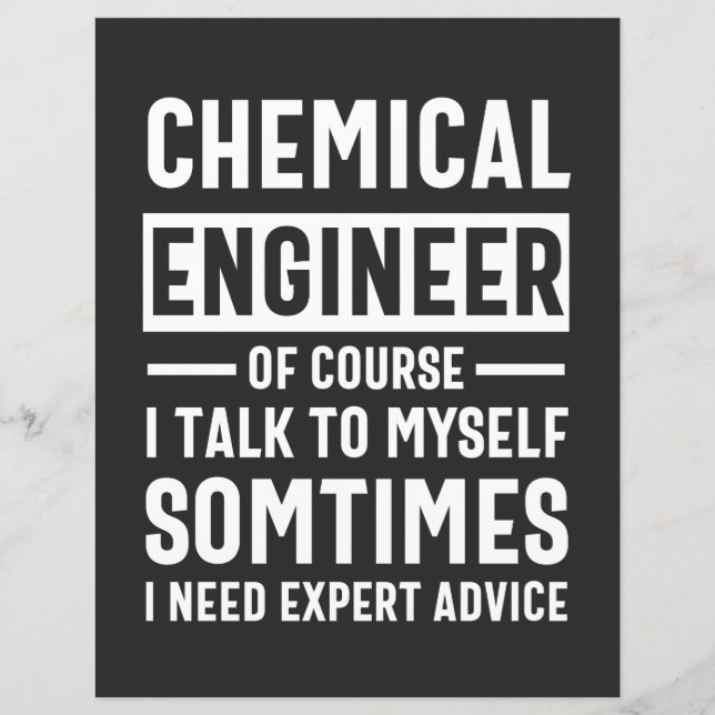 Geschenk des Chemieingenieurs Funny (Vorderseite)