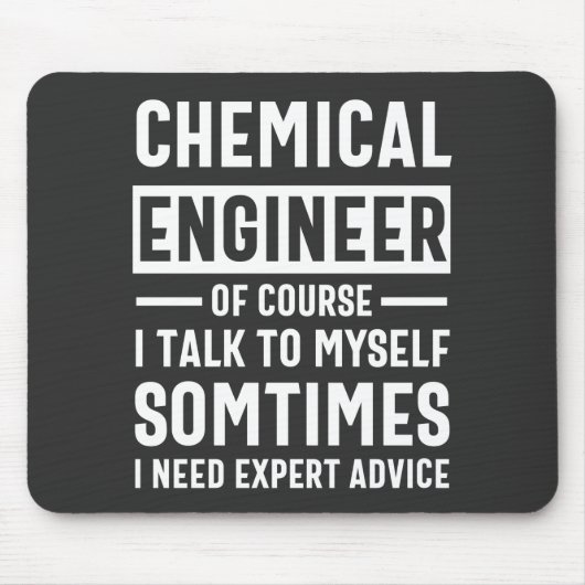 Geschenk des Chemieingenieurs Funny Mousepad (Vorne)