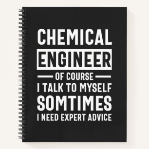 Geschenk des Chemieingenieurs Funny Notizblock