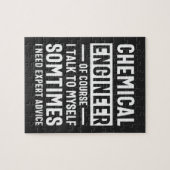 Geschenk des Chemieingenieurs Funny Puzzle (Horizontal)