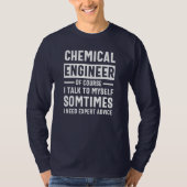 Geschenk des Chemieingenieurs Funny T-Shirt (Vorderseite)