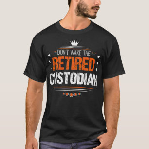 Geschenk des Custodian Retirement T-Shirt