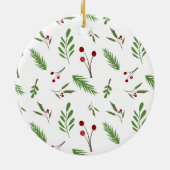 Geschenk des Custom Teacher Apprecife Weihnachten Keramik Ornament (Hinten)