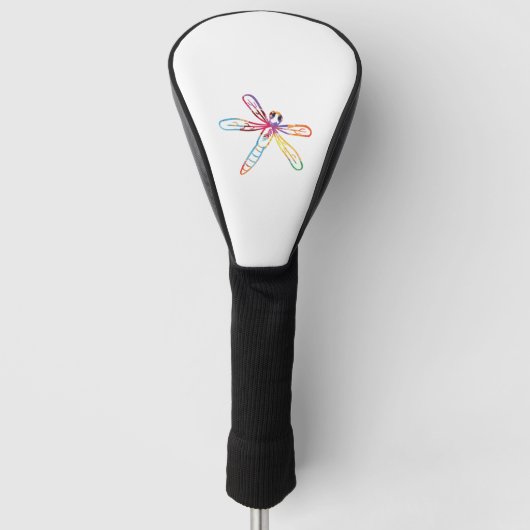 Geschenk des Dragonfly-Grafikers Golf Headcover (Vorderseite)