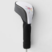 Geschenk des Dragonfly-Grafikers Golf Headcover (angewinkelt)