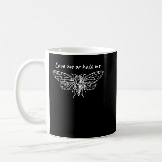 Geschenk des Entomologen überlebte ich Brood-X Fun Kaffeetasse (Links)