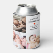 Geschenk des ersten Vaters | Niedliche FotoCollage Dosenkühler (Kanne Vorderseite)