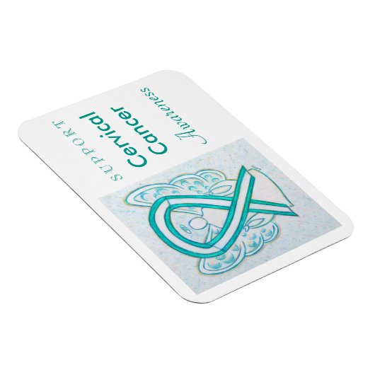 Geschenk des Gebärmutterhalskrebs Magnet (Rechte Seite)