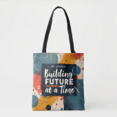 Geschenk des geometrischen Abstrakten Gebäude Tasche (Vorderseite)