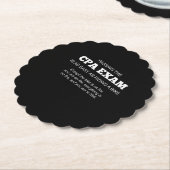 Geschenk des geprüften Wirtschaftsprüfers für die  Untersetzer (angewinkelt)