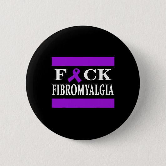 Geschenk des Kriegers für Lila Ribbon Button (Vorderseite)