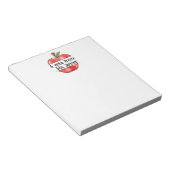 Geschenk des Lehrers Eigene Anmerkung aus dem Lehr Notizblock (angewinkelt)