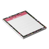 Geschenk des Lehrers für das Beste, was die Welt f Notizblock (angewinkelt)