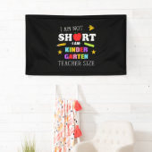 Geschenk des Lehrers Ich bin Kindergarten Lehrerin Banner (Insitu)