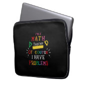 Geschenk des Lehrers Ich bin Mathematiklehrer Laptopschutzhülle (Vorderseite Links)