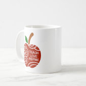 Geschenk des Lehrers Kaffeetasse (Vorderseite Links)