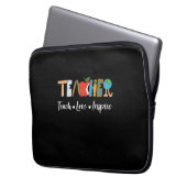 Geschenk des Lehrers Laptopschutzhülle (Vorderseite Links)