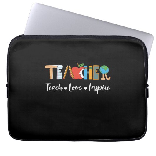 Geschenk des Lehrers Laptopschutzhülle (Vorderseite)