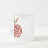 Geschenk des Lehrers Mattglastasse (Vorderseite Links)