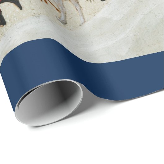 Geschenk des Magi Weihnachtswrapping Paper Geschenkpapier (Rolleneckpunkt)