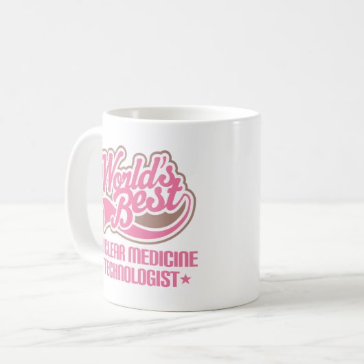 Geschenk des Nuklearen Medizintechnikers Kaffeetasse (Vorderseite Links)