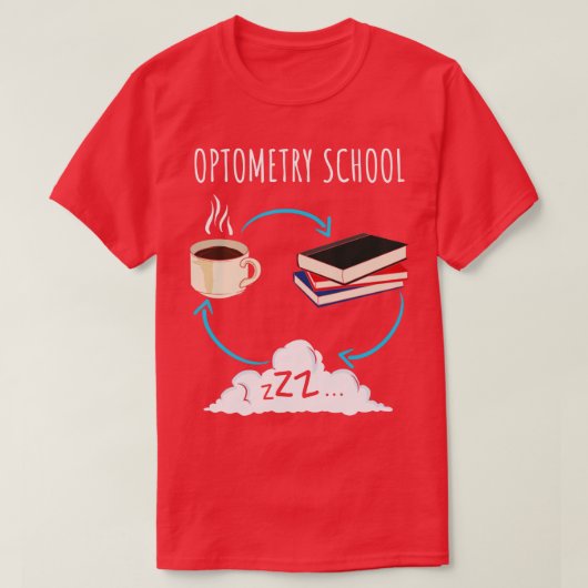 Geschenk des Optometristen-Schülers T-Shirt (Design vorne)