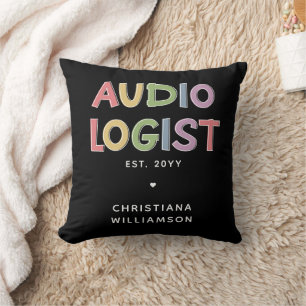 Geschenk des personalisierten Audiologen Audiology Kissen