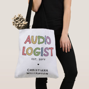 Geschenk des personalisierten Audiologen Audiology Tasche