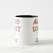Geschenk des personalisierten Audiologen Audiology Zweifarbige Tasse (Mittel)