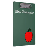 Geschenk des personalisierten Lehrers in der Apple Klemmbrett (Rechts)