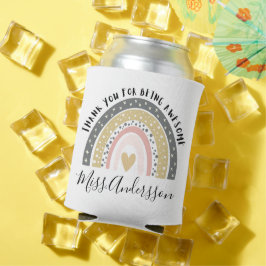 Geschenk des personalisierten Lehrers, maßgeschnei Dosenkühler