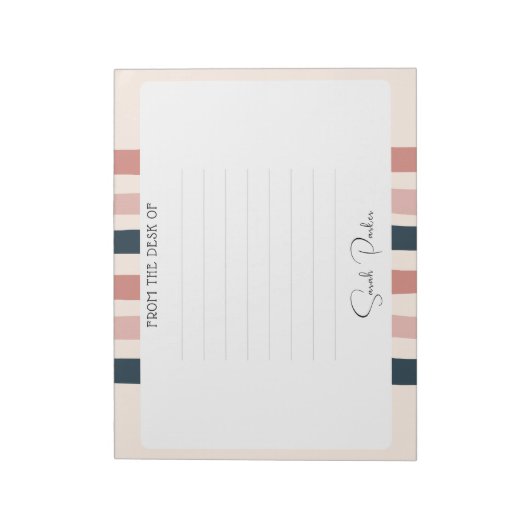 Geschenk des personalisierten Lehrers vom Schreibt Notizblock (Rotiert)