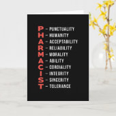 Geschenk des Pharmazeutischen Technischen Arztes Karte (Gelbe Blume)