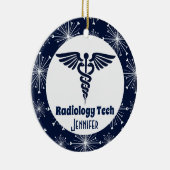 Geschenk des Radiologen für Technik Keramik Ornament (Rechts)