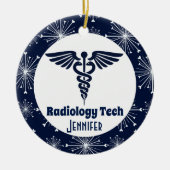 Geschenk des Radiologen für Technik Keramik Ornament (Vorne)