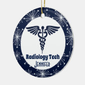 Geschenk des Radiologen für Technik Keramik Ornament (Links)