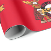 Geschenk des Santa Special Delivery Individuellen  Geschenkpapier (Rolleneckpunkt)