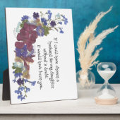 Geschenk des Schwiegers Fotoplatte (Seite)