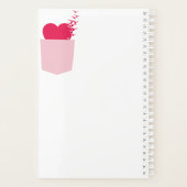 Geschenk des süßen Valentins Planer (Rückseite)