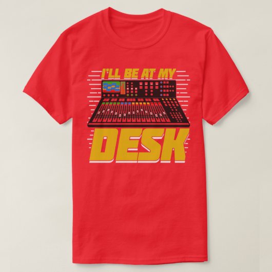Geschenk des Toningenieurs für Audiotechniker T-Shirt (Design vorne)