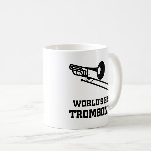 Geschenk des Trombonist-(Welten am besten) Kaffeetasse (VorderseiteRechts)