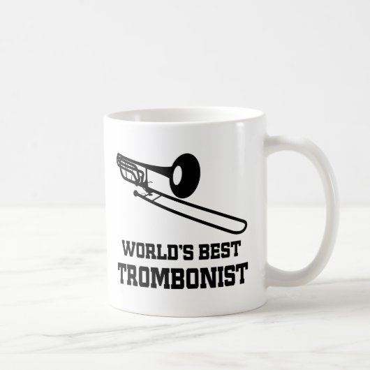 Geschenk des Trombonist-(Welten am besten) Kaffeetasse (Rechts)