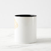 Geschenk des übermenschlichen Gehirns für Neurowis Zweifarbige Tasse (Mittel)